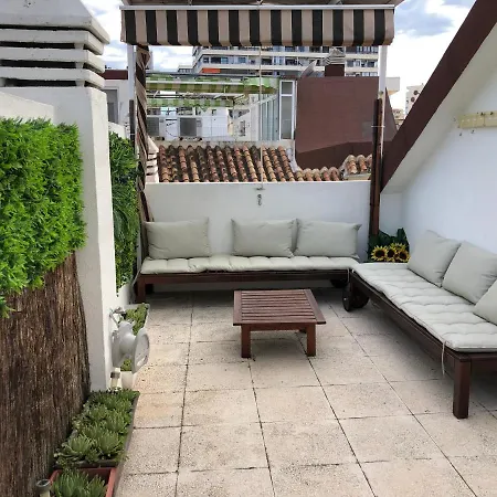 El Cortijuelo. Magnificent Triplex Terraced House With Rooftop Of 18M2, Overlooking The Sea. Parking Torremolinos Zewnętrze zdjęcie